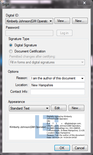 Digital Signatures for BlueBeam Revu